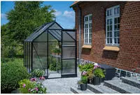 Halls Gew&auml;chshaus Icon 6 - 2,5 m&sup2; / 3,7 m&sup2; / 4,9 m&sup2; / 6,1 m&sup2; 1,92 x 2,54 m -