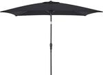 doppler Mittelmastschirm LIFE 250 x 200 Lift, Aluminium Anthrazit / 100 %...