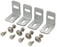 Zaunsystem Madrid Befestigungs-Set-anthrazit metallic