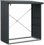 H&ouml;rmann Kaminholzregal Berry B 181 x T 103 cm (KHR Typ 2), Motiv Modern (mit...