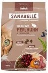 Sanabelle 1 x 400g Indoor mit Perlhuhn Katzentrockenfutter