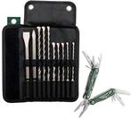 Metabo SDS-plus Pro 4-Bohrer-/ Mei&szlig;el-Rolltasche10-teiligSet