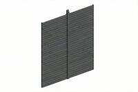 Skan Holz Carport R&uuml;ckwand - Profilschalung R&uuml;ckwand Gr&ouml;&szlig;e 2: 363 x 330 cm