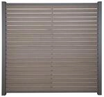 T&J HAN&Ouml;-Serie BPC Rhombus Steckzaun-Set 21 Lamellen 20 x 75/68 x 1793 mm...