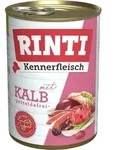 RINTI Kennerfleisch 400g Dose Hundenassfutter 6 x 400 Gramm Kalb