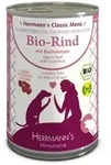 Herrmann's Classic 12x400g Dose Hundenassfutter Bio Rind mit Buchweizen