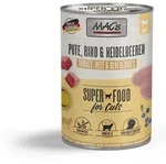 MAC's Cat 400g Dose Katzennassfutter Sparpaket 12 x 400 Gramm Pute, Rind &