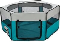 TRIXIE Freilauf mit Netz/Boden, Meerschwein., Polyester, &oslash; 130 &times; 55 cm,