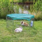 TRIXIE natura Freilaufgehege mit Schutznetz &oslash;126x58cm (6 Elemente je 63x60cm)