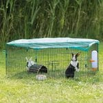 TRIXIE natura Freilaufgehege f&uuml;r Jungtiere mit Netz &oslash;116x38cm