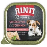 RINTI Feinest 150g Schale Hundenassfutter 11 x 150 Gramm Gefl&uuml;gel Pur &...