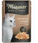 Miamor Feine Filets in Jelly 100g Frischebeutel Katzennassfutter Sparpaket 48 x 100