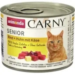 animonda Carny Senior 200g Dose Katzennassfutter Sparpaket 12 x 200 Gramm Rind + Huhn