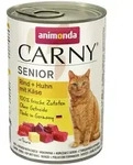 animonda Carny Senior 400g Dose Katzennassfutter 6 x 400 Gramm Rind + Huhn mit K&auml;se