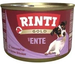 RINTI Gold 185g Dose Hundenassfutter 12 x 185 Gramm Adult Ente