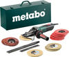 Metabo 613080500, Metabo Flachkopf-Winkelschleifer WEVF 10-125 Quick Inox Set