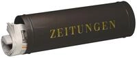 Burg W&auml;chter Zeitungsbox rund braun 800 BR