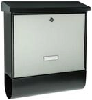 Burg W&auml;chter Briefkasten London-Set 68670 Black+Steel