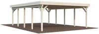 Palmako Carport Karl 40,6 m&sup2; naturbelassen Holzcarport