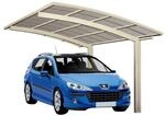 Ximax Carport Portoforte Typ 60 495 x 270 cm-Edelstahl-Look