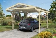 Skan Holz Carport Westerwald 362 x 541 cm unbehandelt Holzcarport