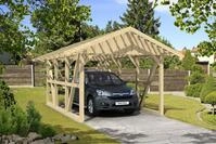 Skan Holz Schwarzwald Einzel 424x600cm Dachlattung unbehandelt mit R&uuml;ckwand