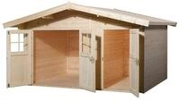 Weka 28 mm Gartenhaus 261 Gr. 2 (400 x 295 cm) - 50 % Rabatt auf Dacheindeckung