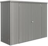 Biohort Metall Ger&auml;teschrank-227 x 83 cm (Gr&ouml;&szlig;e 230)-quarzgrau-metallic
