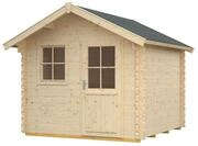 Skan Holz 28 mm Blockbohlenhaus Porto-250 x 200 cm