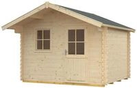 Skan Holz 28 mm Blockbohlenhaus Como-300 x 200 cm