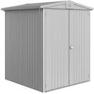 Biohort Ger&auml;tehaus Europa mit Doppelt&uuml;re - 172 x 156 cm (Gr. 2), silber-metallic