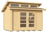 Weka 28 mm Gartenhaus 158 300 x 300 cm - 50 % Rabatt auf Dacheindeckung