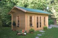 Skan Holz 70 mm Montreal 1-Basisdach mit Dachlatten