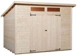 Weka 19 mm Gartenhaus 325 A -299 x 250 cm-naturbelassen - 50 % Rabatt auf