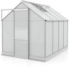 Vitavia Gew&auml;chshaus Apollo 5000 inkl. 1 Dachfenster - 5,0 m&sup2; -Alu-blank eloxiert-6