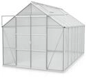 Vitavia Gew&auml;chshaus Uranus 11500 inkl. 4 Dachfenstern - 11,5 m&sup2; -Alu-blank