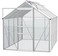 Vitavia Gew&auml;chshaus Venus 5000 inkl. 1 Dachfenster - 5,0 m&sup2; -Alu-blank eloxiert-3