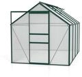 Vitavia Gew&auml;chshaus Calypso 5800 inkl. 2 Dachfenstern - 5,8 m&sup2; -dunkelgr&uuml;n-6...