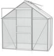 Vitavia Gew&auml;chshaus Venus 2500 inkl. 1 Dachfenster - 2,5 m&sup2; -alu-natur-6 mm