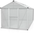 Vitavia Gew&auml;chshaus Zeus 15700 inkl. 3 Dachfenstern - 15,7 m&sup2; -Alu-blank