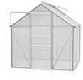 Vitavia Gew&auml;chshaus Calypso 3000 inkl. 1 Dachfenster - 3,0 m&sup2; -Alu-blank eloxiert-6