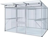 KGT Gew&auml;chshaus Linea Typ II-pressblank-(L x B x H): 2,97 x 2,04 x 2,15 m