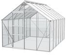 Vitavia Gew&auml;chshaus Merkur 9900 inkl. 2 Dachfenstern - 9,9 m&sup2; -Alu-blank...