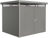 Biohort Ger&auml;tehaus HighLine mit Doppelt&uuml;r-275 x 235 cm (Gr. H 3)-quarzgrau-metallic