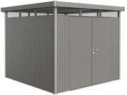 Biohort Ger&auml;tehaus HighLine mit Doppelt&uuml;r-275 x 275 cm (Gr. H 4)-quarzgrau-metallic