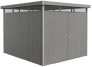 Biohort Ger&auml;tehaus HighLine mit Doppelt&uuml;r-275 x 315 cm (Gr. H 5)-quarzgrau-metallic