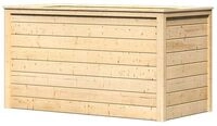 Karibu Hochbeet 2 - 835 l Fassungsverm&ouml;gen 19 mm Wandst&auml;rke-naturbelassen