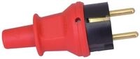 Kopp Schutzkontakt- Stecker rot