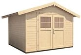 Weka Gartenhaus 122 - 28 mm-Gartenhaus 122 - 300 x 235 cm (Gr. 4)-naturbelassen - 50