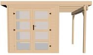 Weka Gartenhaus 321 mit 115 cm Anbau - 19 mm-Gartenhaus 321 mit Anbau 115 cm...